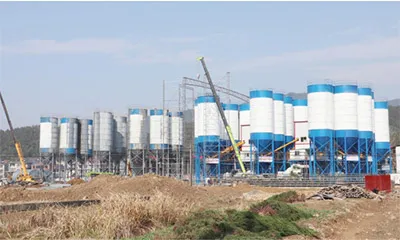 Крупные инфраструктурные проекты и коммерческие заводы товарного бетона (скоростные автомагистрали, аэропорты, гидроэлектростанции и коммерческие бетонные заводы)