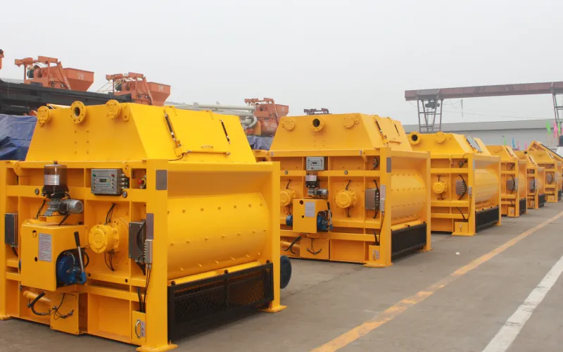 Двухвальный бетоносмеситель